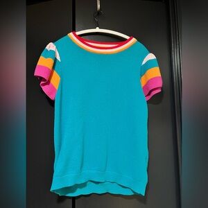 Colorful Women’s ' Short Sleeve Sweater Top